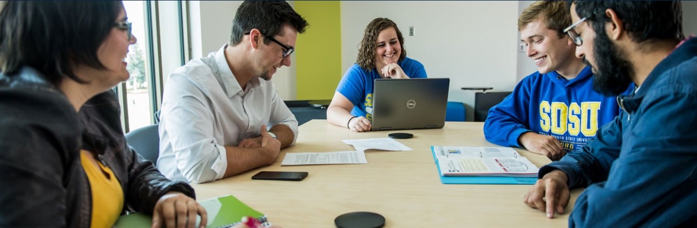 Students in a classroom.